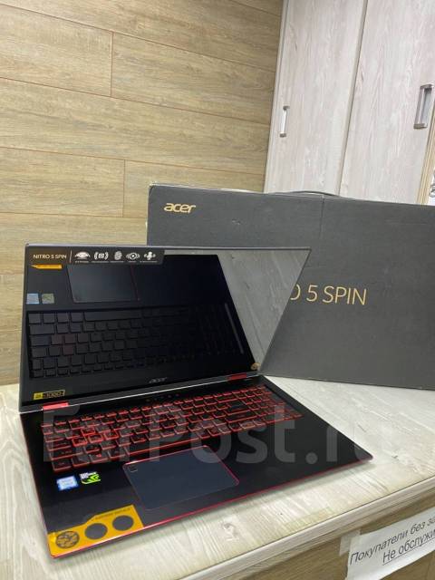 Acer Nitro 5 Spin. 15.6", 3,4,  8 ,  256, WiFi, Bluetooth,   4. 