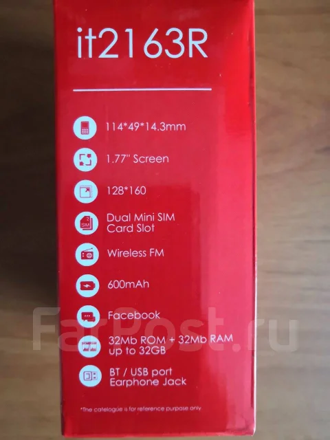 Itel it2163R. �����, ������, 3G, Dual-SIM, ��������� ����
