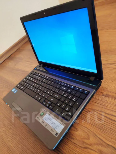 Acer Aspire 5750. 15.6", 2,3����, ��� 4 ��, ���� 1 000���, WiFi: 1, Bluetooth: 1, ����������� �� 3��. ����