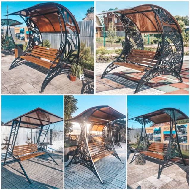 Качели, скамейки, лавки, уличная мебель, новый, в наличии. Цена: 15 000 ...