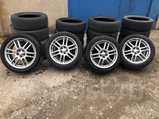 Литые диски Toyota R17, 17", 1 шт, 5x100, 52,0 мм. 4 шт, б/у, в наличии ...