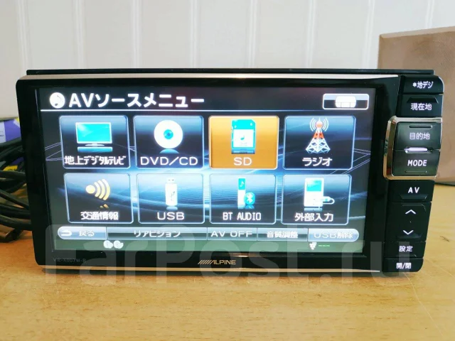Alpine VIE-X007W-B DVD SD USB Bluetooth, другой, другое, б/у, в