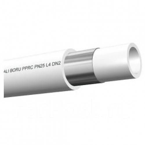 Труба ППР 63*10.5мм PN25 армированная алюминием РосТурПласт, в наличии ...