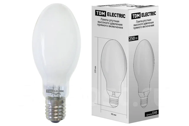 Газоразрядная лампа ДРВ 250W E40 TDM, новый, в наличии. Цена: 333? во ...