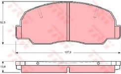 ������� ��������� �������� D3015 04465-60090 TRW GDB980 TRW0446560090 ����
