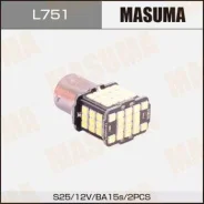 ����� ������������ Masuma LED BA15s 12V/21W SMD �������������� (�������� 2��) L751 Masuma L751 ����