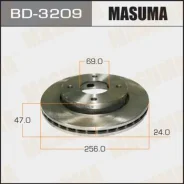 ���� ��������� Masuma, front Mitsubishi COLT 05- [��.2] BD-3209 Masuma, �������� BD3209 ����