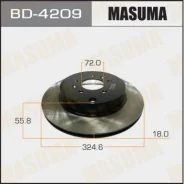 ���� ��������� Masuma, rear Mazda CX-9 / TB#9# BD-4209 Masuma, ������ BD4209 ����
