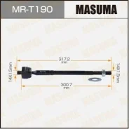 ������� ���� Masuma Toyota Townace Truck, Townace / CM55, KM70 86-04 MR-T190 Masuma MRT190 ����