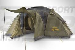Палатка Canadian Camper Sana4 Plus 4-х мест антимоск 2 спальни тамбур тент 480х230х210 см (x2) фото