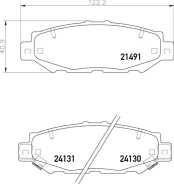 ������� ��������� PF-1363 Akebono PF1363 ����