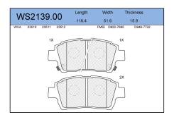    |  | Jeenice WS213900 Toyota Yaris (_P1_) 1.0 (SCP10_) 04.1999 - 09.2005 Toyota Celica Coupe (_T23_) 1.8 16V VT-i (ZZT...