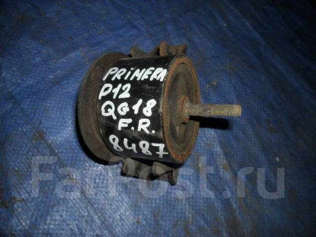 Подушка двигателя ниссан примера р12 Опора двигателя Nissan Primera 2004 112104M706 P12 QG18, правая купить в Екатери