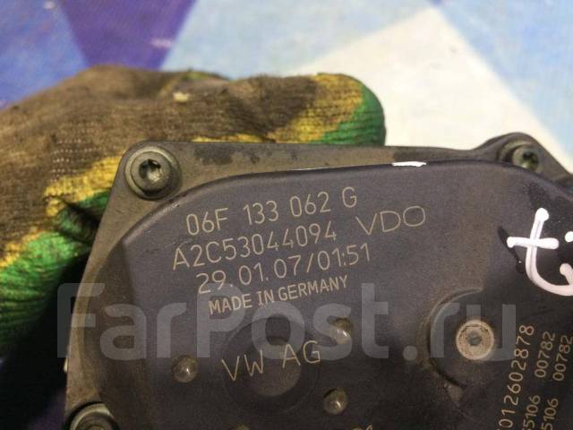 audi 2007 заслонка
