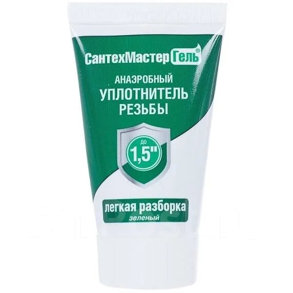 Уплотнитель СантехМастер Гель зеленый 60гр - Тепло, гидро ...