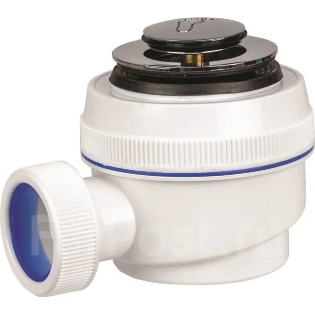 Сифон для душевого поддона Элит клик-кляк слив 50мм без трубы ...