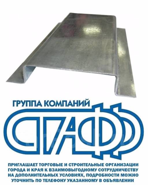 Профиль фасадный вертикальный шляпный 20х20х80 3м ПВ оцинкованный ...