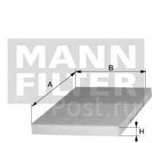      Mann-Filter CUK3023-2 Vag: 4F0819439A 4F0898438A 4F0819439C 4F0898438B 4F0898438C Audi A6 (4f2 C6). Audi A6 C...