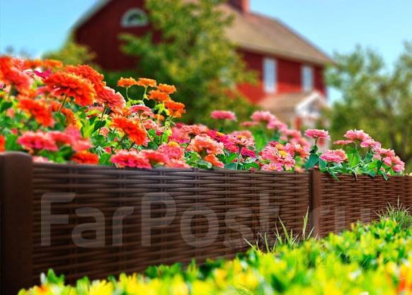 Садовое ограждение Лоза 2.3м, новый, в наличии. Цена: 850₽ во Владивостоке