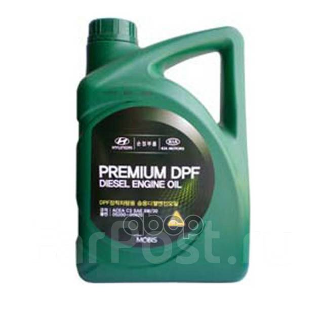 Масло Мотор. Prem Dpf Dies 5w/30 C3 (6л) Hyundai-KIA