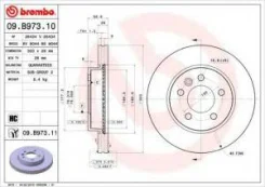 ���� ��������� �������� volkswagen amarok Brembo 09. B973.11 Vag: 2H0615301A Vw Amarok (2h_ S1b). Vw Amarok C �������� ����������/������� ����� (S1b...