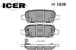 ������� ��������� ������ nissan qashqai x-trail Icer 181838 Infiniti: D4060-EG50C. Nissan: D4060-CY025 D4060-EM11A D4060-JA00A D4060-JA00J. Renault 18...
