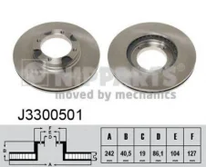 ���� ��������� �������� 51712-21350/J3300501 Nipparts J3300501 ����