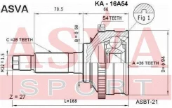���� �������� 0K55222510A/KA-16A54 ASVA KA16A54 ����