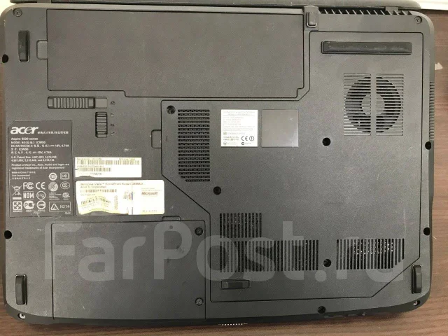 Acer Aspire 5520G. 15.4", 1,9����, ��� 1536 ��, ���� 120���, WiFi: 1, Bluetooth: 1, ����������� �� 4��. ����