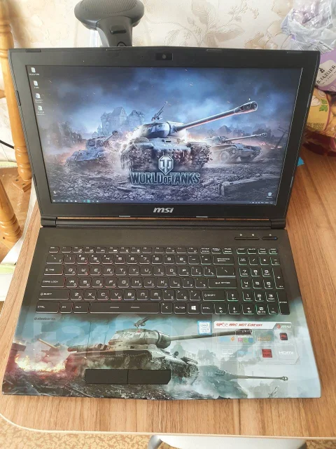 MSI GP62 8RC WOT Edition. 15.6", 4����, ��� 8 ��, ���� 1 128���, WiFi: 1, Bluetooth: 1, ����������� �� 4��. ����