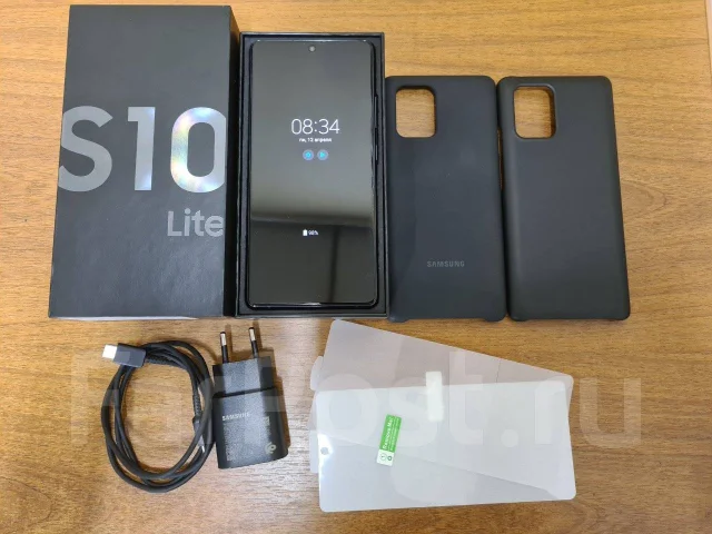 Samsung Galaxy S10 Lite. �/�, ������, 4G LTE, Dual-SIM, NFC ����