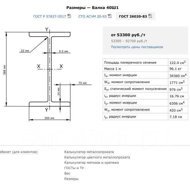 20ш1 размеры. Балка двутавр 40ш1 Размеры. 40ш1 балка высота.