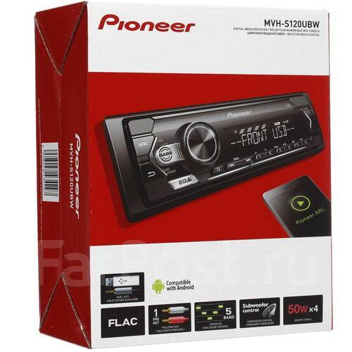 Автопроигрыватель Pioneer MVH-S120UBW - Магнитолы во Владивостоке
