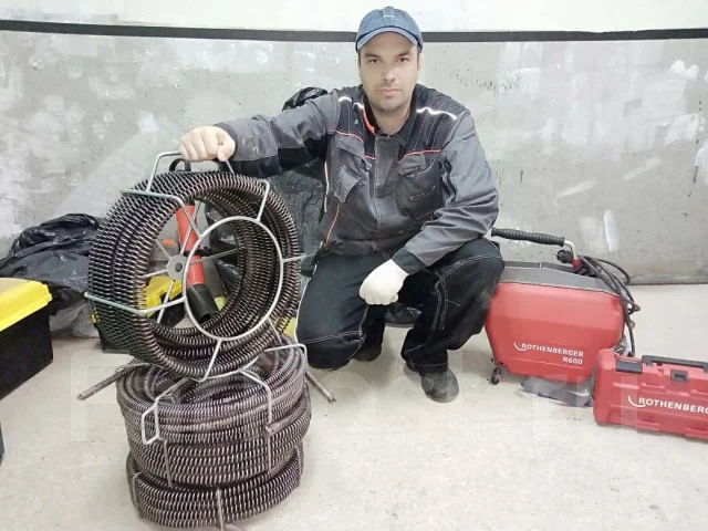 Прочистка труб канализации, устранение засоров в Хабаровске