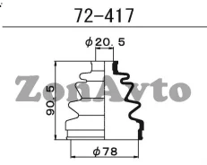������� ���� 72-417 FB2045 Maruichi 72417 ����
