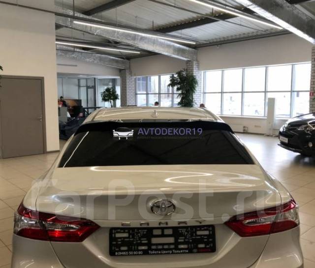 Козырек Zeus на заднее стекло Toyota Camry XV70 (Тойота Камри 70 ...