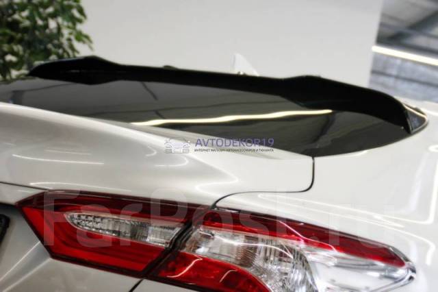 Козырек Zeus на заднее стекло Toyota Camry XV70 (Тойота Камри 70 ...