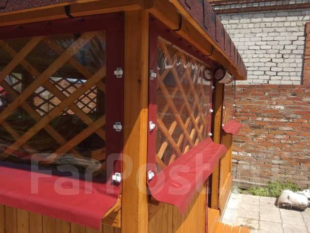Мягкое стекло, гибкие окна, ПВХ пленка для беседок и террас, новый, в ...