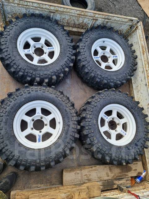 Крутые колеса Volk Rays TE37 + Шины грязевые Silverstone 33х10.5 R16 ...