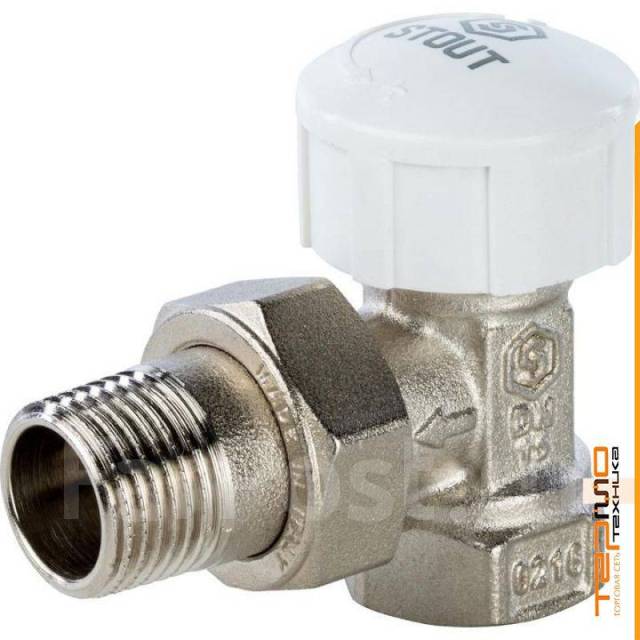 Клапан (вентиль) термостатический Stout угловой 1/2 SVT 0002 000015