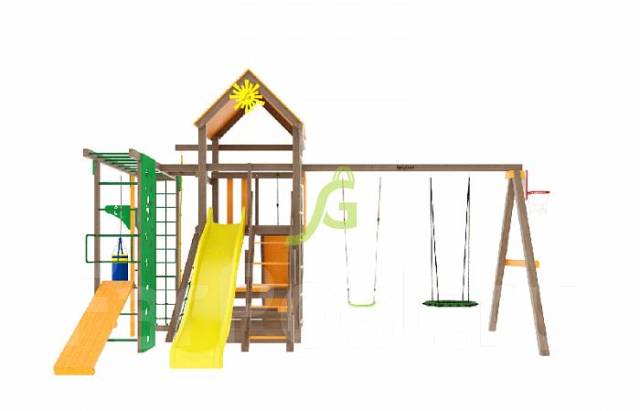 Детская игровая площадка IgraGrad Спорт 1. Брус 90x90, новый, в наличии ...