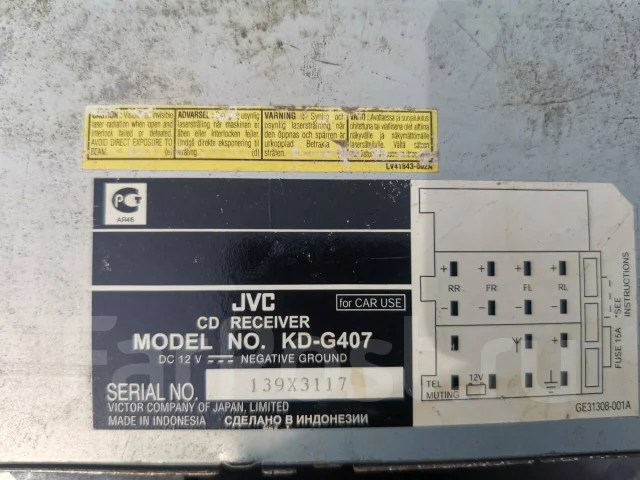 JVC KD-G407 ����