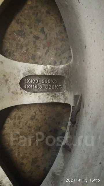 Bridgestone FEID. 6.0x15", 5x100, 5x114.3, ET35, �� 73,1���. ����