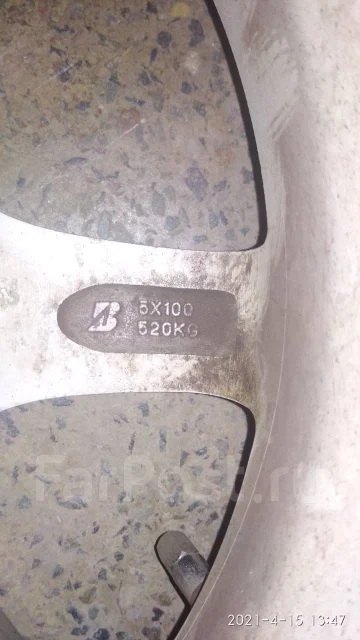 Bridgestone FEID. 6.0x15", 5x100, 5x114.3, ET35, �� 73,1���. ����