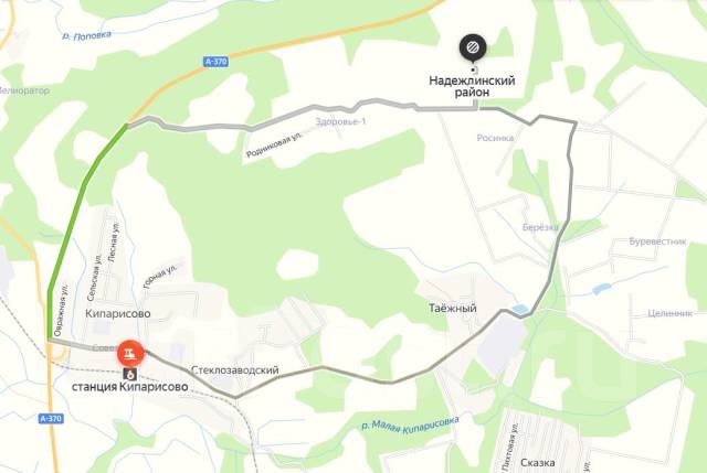 Карта кипарисово приморский край
