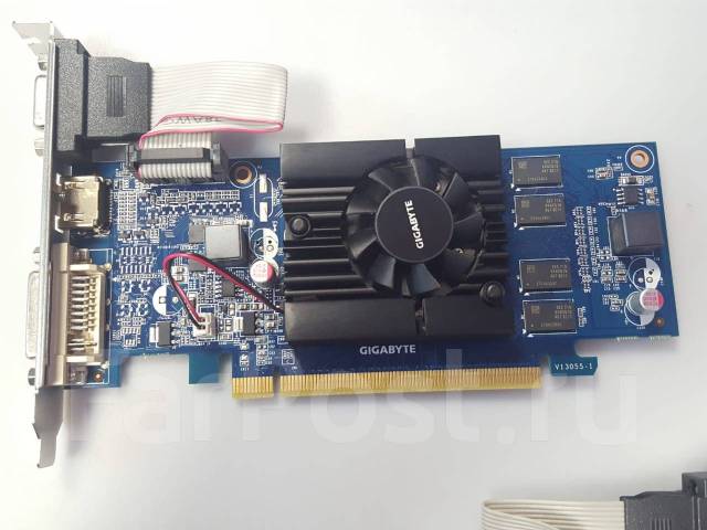 Видеокарта GigaByte GeForce GT 210 1GB DDR3. DVI, HDMI, VGA, б/у, в ...