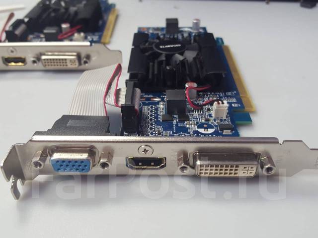 Видеокарта GigaByte GeForce GT 210 1GB DDR3. DVI, HDMI, VGA, б/у, в ...
