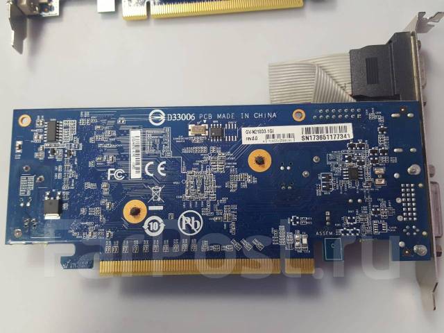 Видеокарта GigaByte GeForce GT 210 1GB DDR3. DVI, HDMI, VGA, б/у, в ...