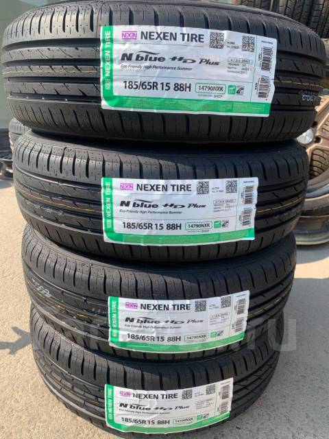 Nexen N'blue HD Plus, 185/65 R15 Made in Korea, 15", 5 шт, 185 мм, 65 % ...