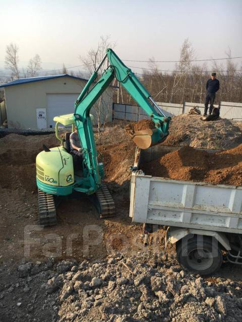 Услуги самосвала 8т и экскаватора 4т ямобур доставка сыпучих грузов ...